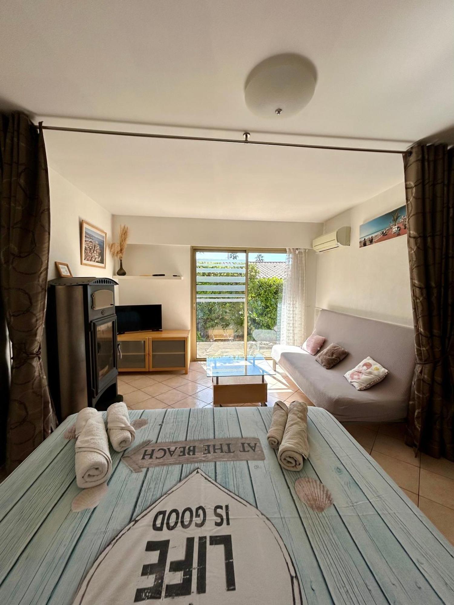 Les Ondes - Terrasse Rdc Villa Calme Parking Proche Plage Антиб Экстерьер фото